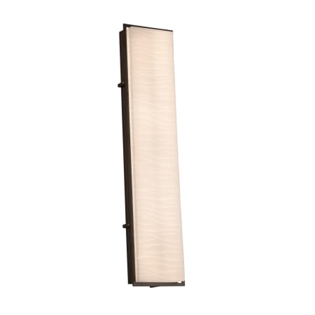 Justice Design Group Porcelina 36" Tall LED Outdoor Wall Sconce Dark Bronze