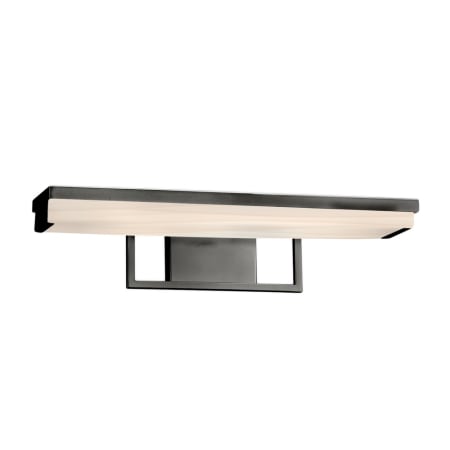 Justice Design Group Porcelina 20" Wide LED Bath Bar Matte Black