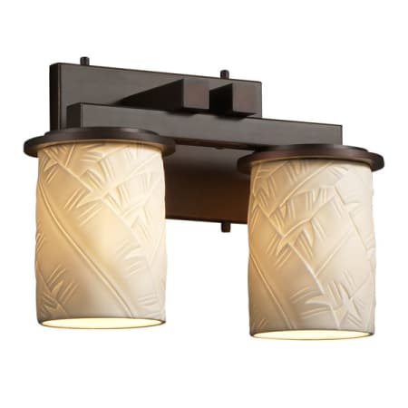 Justice Design Group Limoges 13" Bathroom Vanity Light Dark Bronze