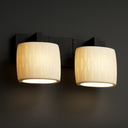 Matte Black finish with (-30) Oval and Oval shade option