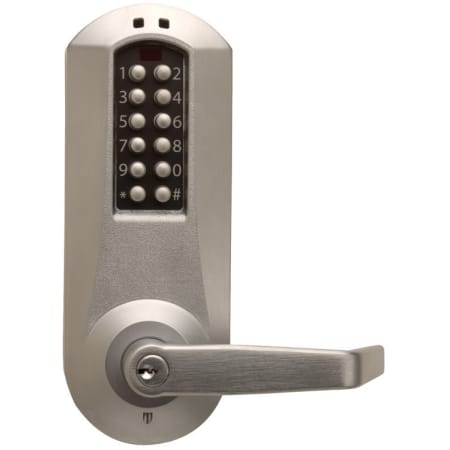 Kaba Ilco Electronic Keyed Entry Reversible Leverset from the E-Plex 5000 Series Satin Chrome