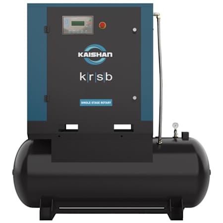 Kaishan 15 HP 120 Gal 160 Max PSI Stationary Electric (230 Volt 3 Phase) Rotary Air Compressor N/A