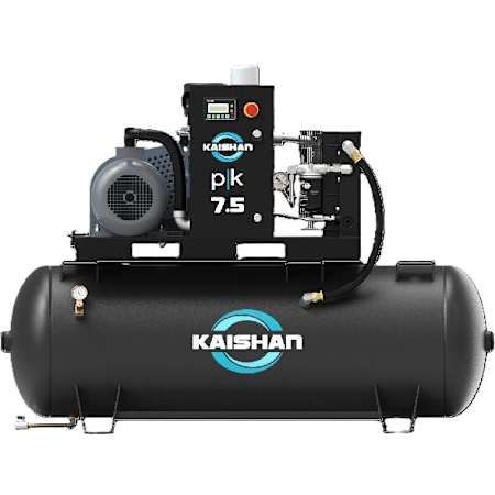 Kaishan 5 HP 80 Gal 150 Max PSI Single Stage Tank Electric (230 Volt 3 Phase) Air Compressor N/A