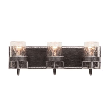 Kalco Bexley 3 Light Bathroom Vanity Light Vintage Iron