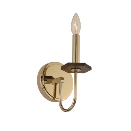 Kalco Lassen 12" Tall Wall Sconce Champagne Gold