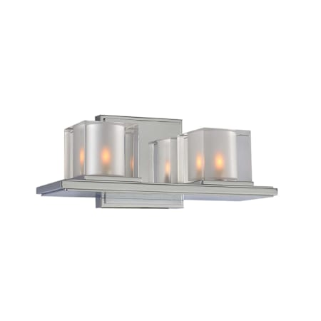 Kalco Naples 2 Light 13" Wide Bathroom Vanity Light Chrome