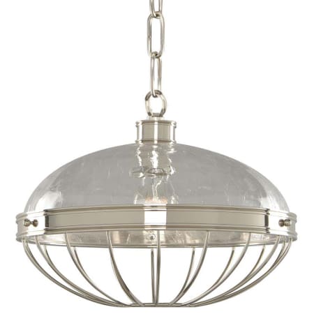 Kalco Montauk 14" Wide Pendant Polished Nickel
