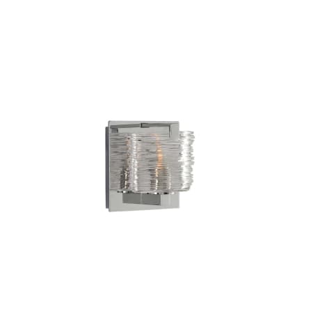 Kalco South Bay 5" Tall ADA Bathroom Sconce Chrome