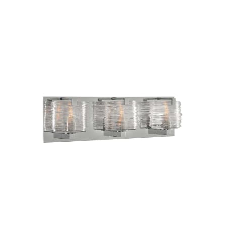 Kalco South Bay 3 Light 19" Wide ADA Bathroom Vanity Light Chrome
