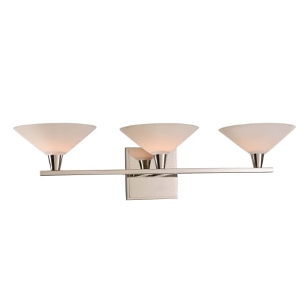Kalco Galvaston 3 Light 23" Wide LED Bathroom Vanity Light Polished Nickel