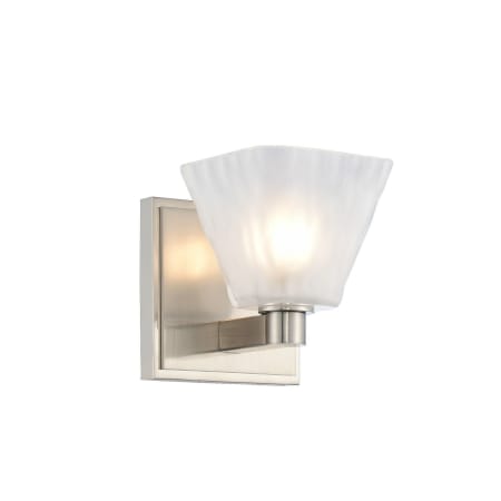 Kalco Weston 5" Tall LED Bathroom Sconce Glazed Nickel