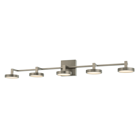 Kalco Eaton 5 Light 38" Wide LED Bathroom Vanity Light Satin Nickel