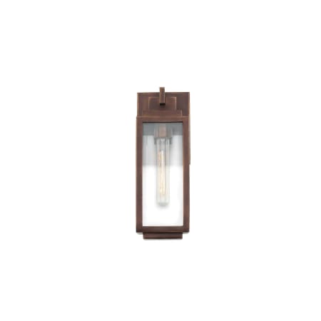Kalco Chester Outdoor 5" Wide Outdoor Wall Sconce Copper Patina