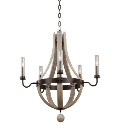 Kalco Harper 5 Light 32" Wide Taper Candle Empire Chandelier Florence Gold