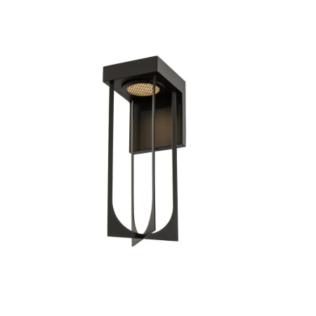 Kalco Optika 14" Tall LED Outdoor Wall Sconce Matte Black