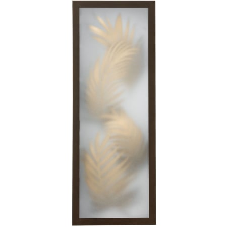 Kalco Folium 24" Tall LED Outdoor Wall Sconce with Glass Shade Old Bronze