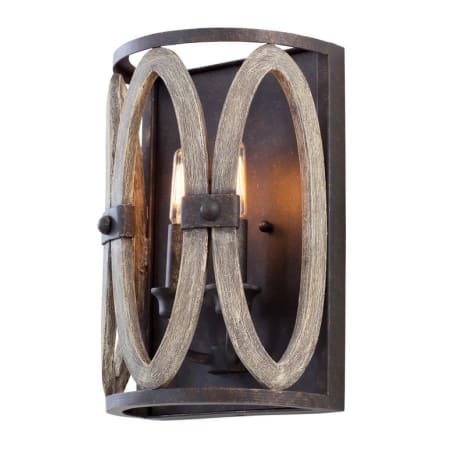 Kalco Belmont 2 Light Wall Sconce Florence Gold