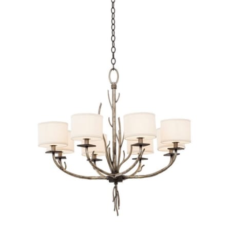 Kalco Denali 8 Light 1 Tier Chandelier Bronze Jewel Tone