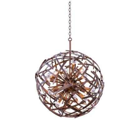 Kalco Ambassador 18 Light Pendant Copper Patina