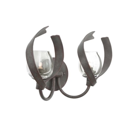 Kalco Solana 2 Light 16" Wide Bathroom Vanity Light Oxidized Copper