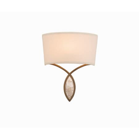 Kalco Sayville 12" Tall Wall Sconce Distressed Gold