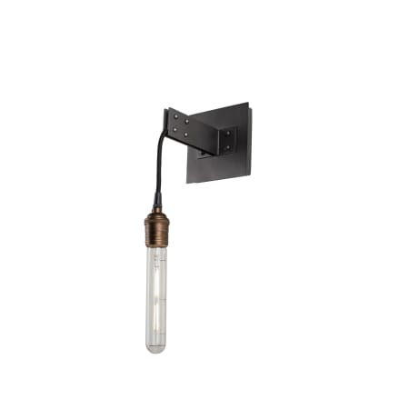 Kalco Stuyvesant 9" Tall Wall Sconce Matte Gun Metal