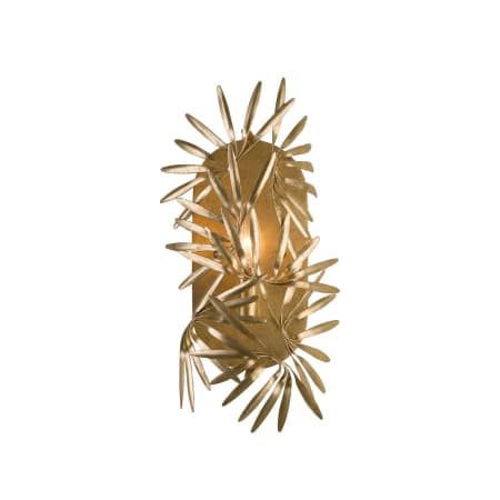 Kalco Jardin 15" Tall Wall Sconce Oxidized Gold Leaf