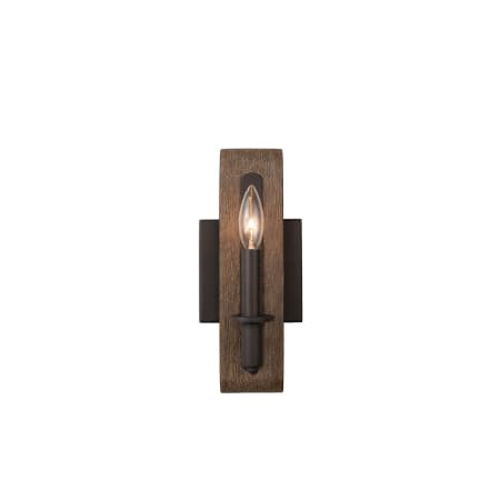Kalco Duluth 12" Tall Bathroom Sconce Satin Bronze