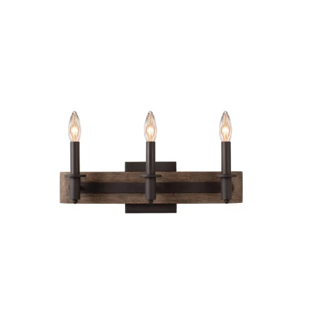 Kalco Duluth 3 Light 18" Wide Bathroom Vanity Light Satin Bronze