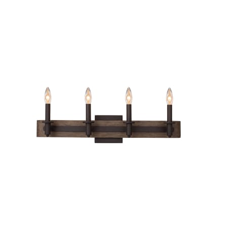 Kalco Duluth 4 Light 26" Wide Bathroom Vanity Light Satin Bronze
