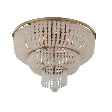 Kalco Esperanza 18" Wide Flush Mount Ceiling Fixture Brushed Champagne Gold