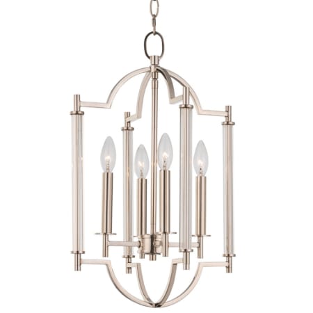 Kalco Provence 4 Light 14" Wide Mini Pendant Polished Nickel