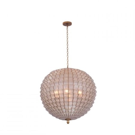 Kalco Samal 25 Inch Pendant Oxidized Gold Leaf