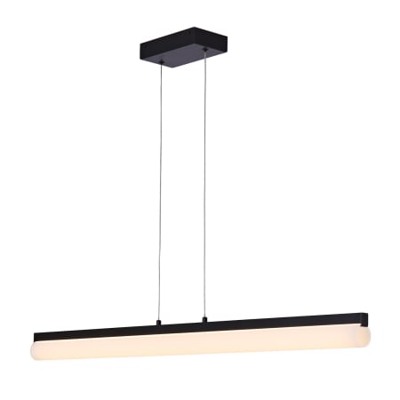 Kalco Chico 44" Wide LED Linear Chandelier Matte Black
