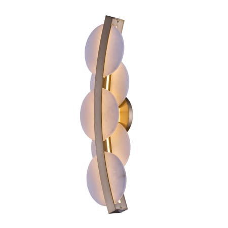 Kalco Meridian 22" Tall LED Wall Sconce Winter Brass