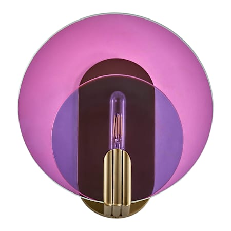 Kalco Optics 11" Tall Wall Sconce Winter Brass