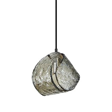 Kalco Pallina 6" Wide Pendant Satin Black Nickel