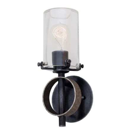 Kalco Irvine 1 Light Wall Sconce Vintage Iron
