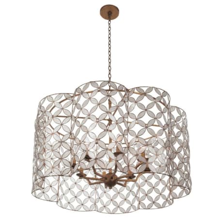 Kalco Maurelle 36" Pendant Oxidized Gold Leaf
