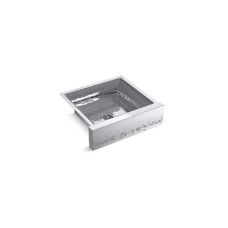 Kallista Mick De Giulio 23-1/2" Farmhouse Single Basin Stainless Steel Kitchen Sink Polished Distressed
