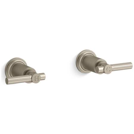 Kallista Central Park West Lever Handles Brushed Bronze