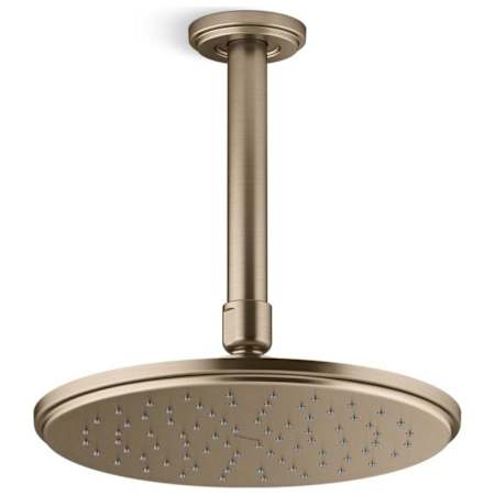Kallista Foundations 1.75 GPM Single Function Shower Head Brushed Bronze