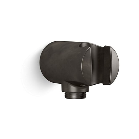 Kallista Foundations Contemporary Fixed Wall Bracket with Integrated Supply Elbow Antique Bronze