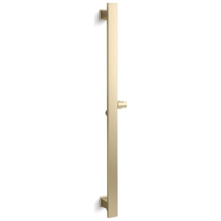 Kallista Brass Slidebar with Integrated Water Supply Brushed French Gold