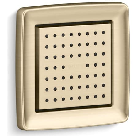 Kallista Modern Square Body Spray Brushed French Gold