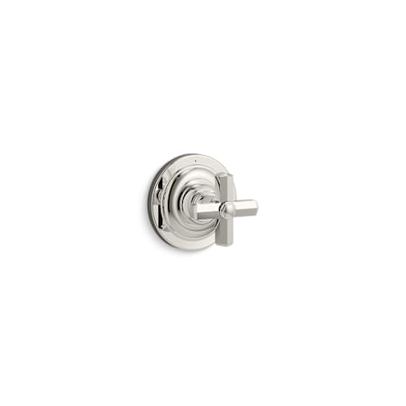 Kallista For Town Six Function Thermostatic Valve Trim Only with Integrated Diverter - Less Rough In Nickel Silver