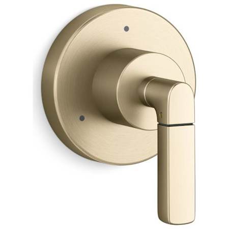 Kallista One Nazare Thermostatic Transfer Valve Trim Only - Less Rough In Brushed French Gold