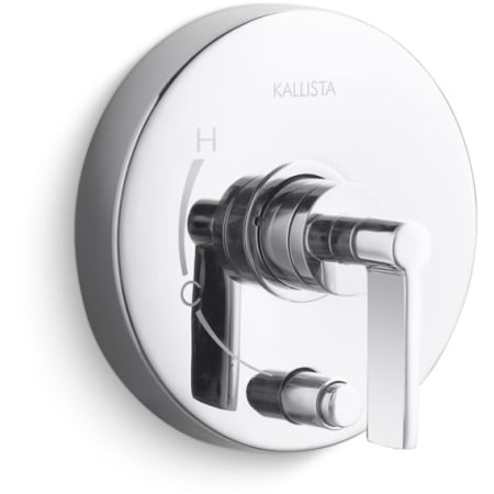 Kallista One Pressure Balance Valve Trim with Diverter Lever Handle Chrome