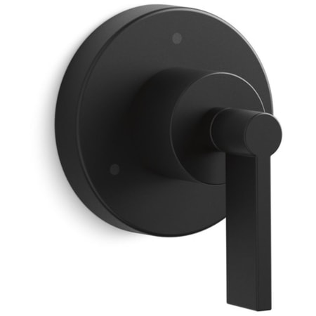 Kallista One Lever Handle Diverter Valve Trim - Less Rough In Matte Black