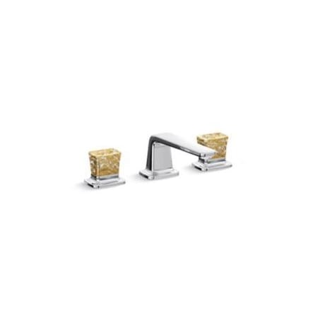 Kallista Per Se Widespread Bathroom Faucet Polished Chrome